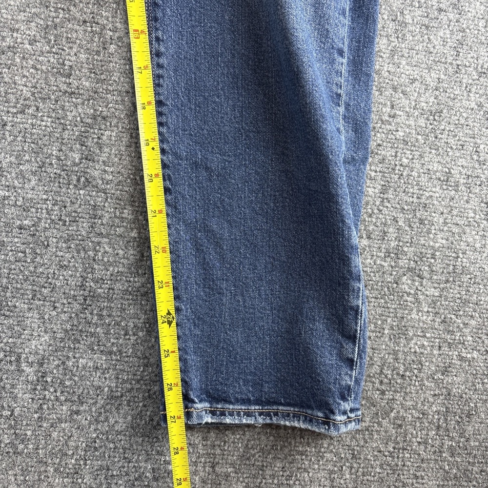 American Eagle Stretch Classic Straight Leg Jeans Medium Dark Wash 4 Regular - Picture 2 of 7